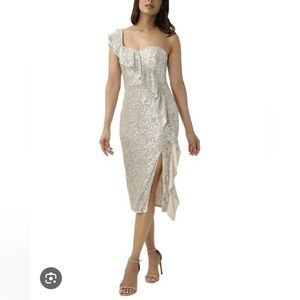Aidan mattox sequin cocktail dress